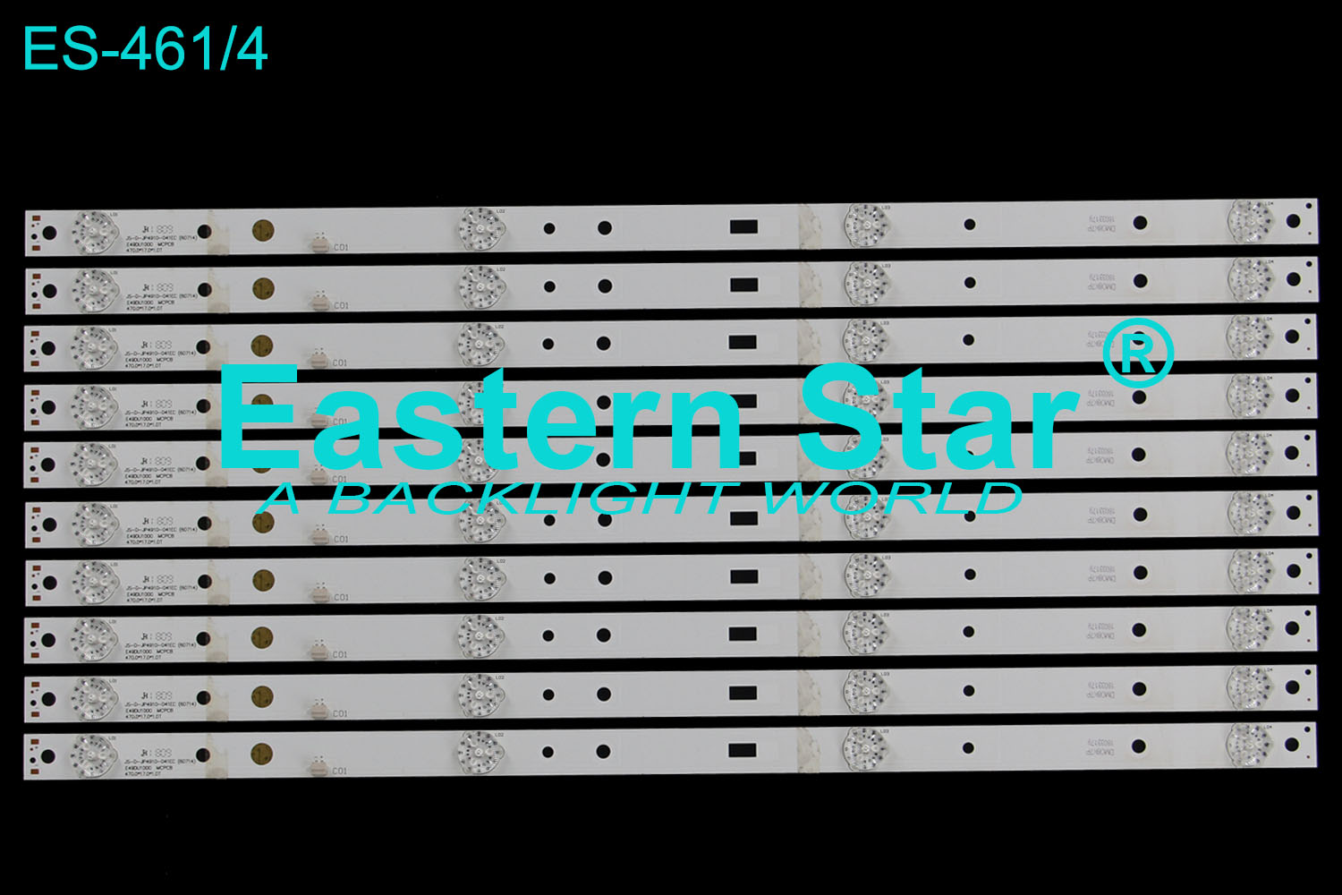 ES-460 LED TV Backlight use for Philco 40'' 400S8606x8A0035 4.00.1.388015s01RV1 LED STRIPS(8)