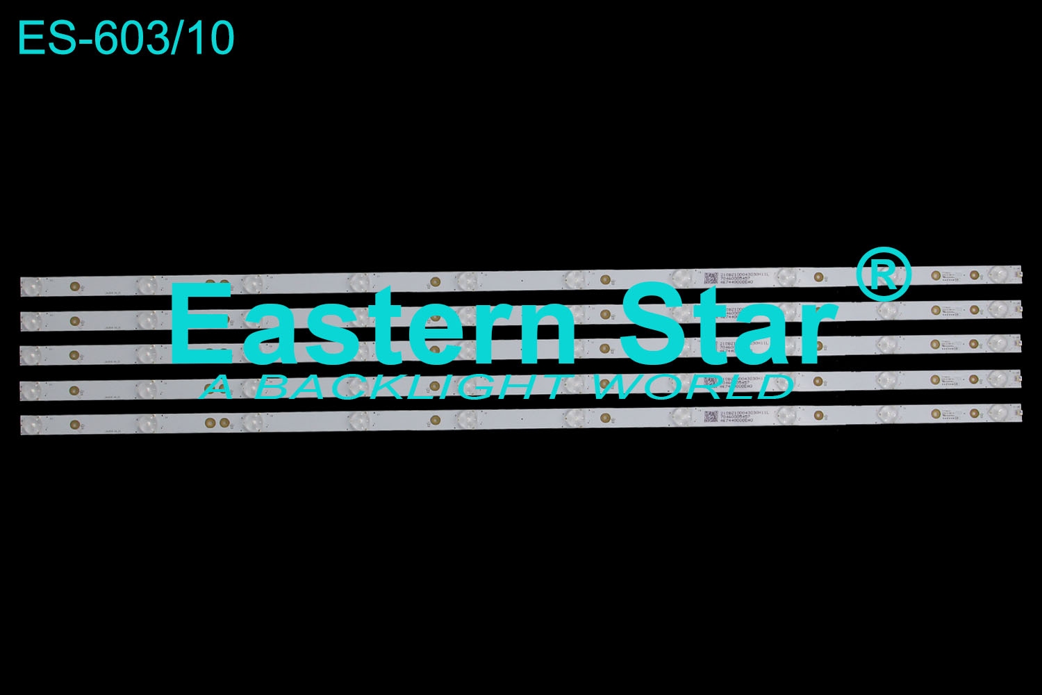 ES-603 LED TV Backlight use for Lg 43”43LH500T/43LH500  LB43015V003 LED STRIPS(5)
