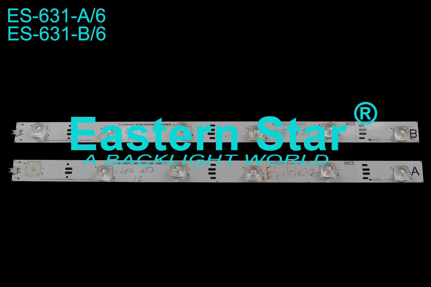 ES-631 LED TV Backlight use for Arcelik 49'' athena_6x6+6x6_212C_6S1P_NH_L/R P84+83.5 ZBC60600-AA Non Horizantal REV.V0 LED STRIPS(12)